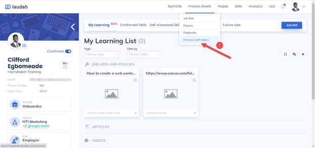 How to duplicate a Process - Laudah Help Centre