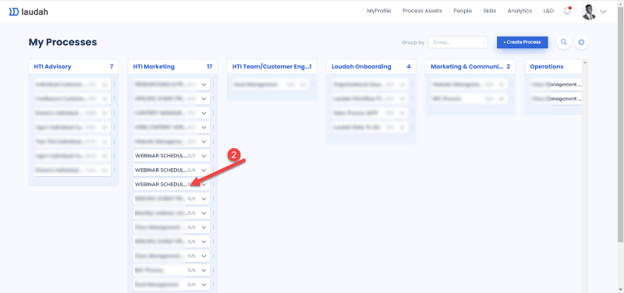 How to duplicate a Process - Laudah Help Centre